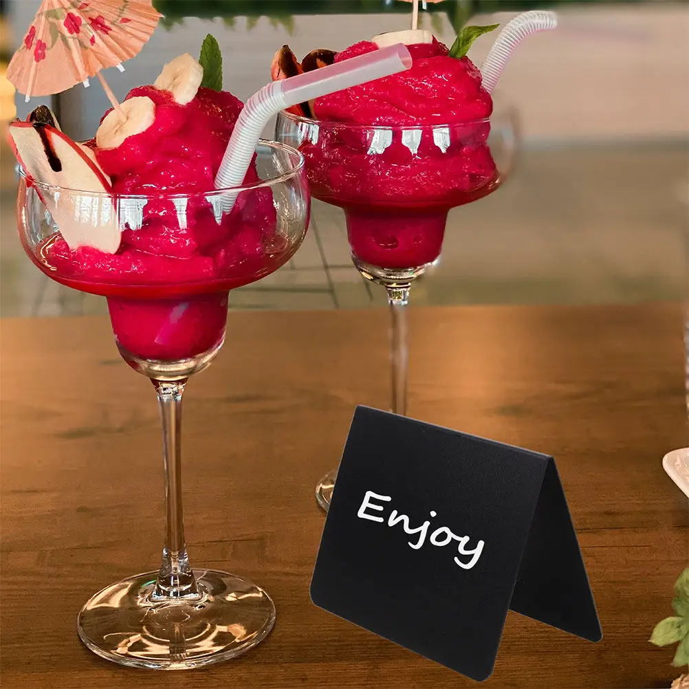 12 pcs Blackboard Chalkboard Message Mini Wooden Sign Halloween Christmas New Year Buffet Food Labels Dessert Table Sign Small