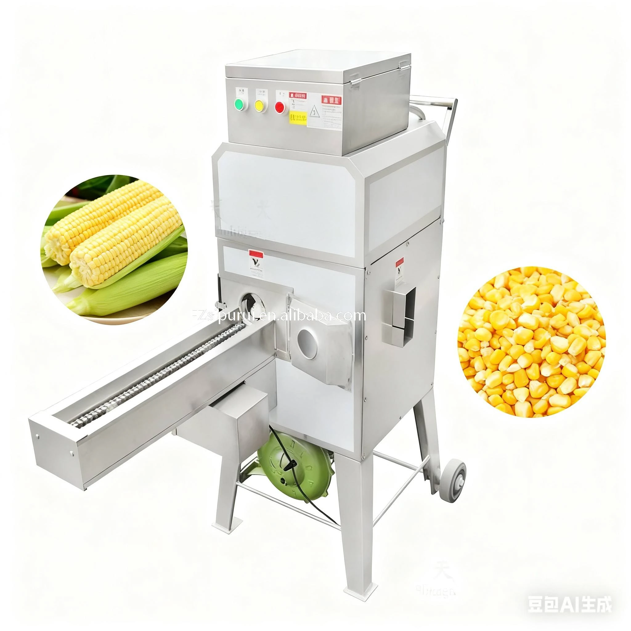 Corn Husking Threshing Machine Corn Thresher Tool Mini Price Corn Threshing Machine Store rating: 5.0 ￼ (1 review)