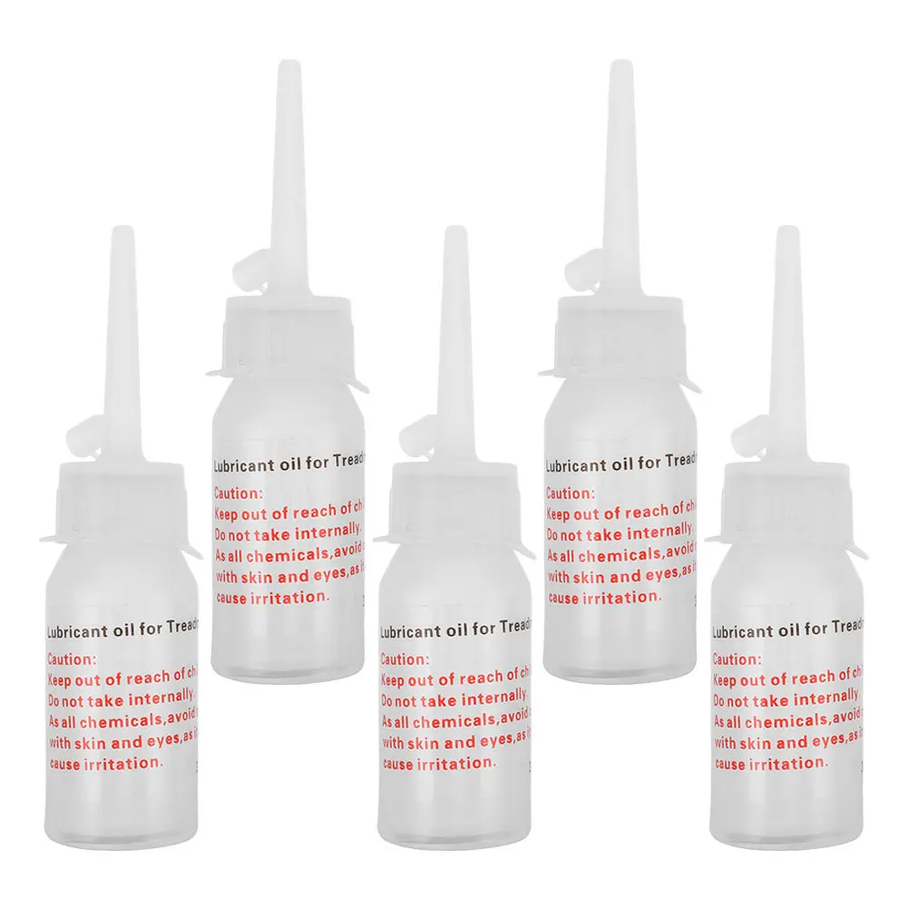 

5 Bottles Treadmill Lubricant Silicone Belt Oil 30ml Universal Lubrication for Friction Reduction Care Oil
