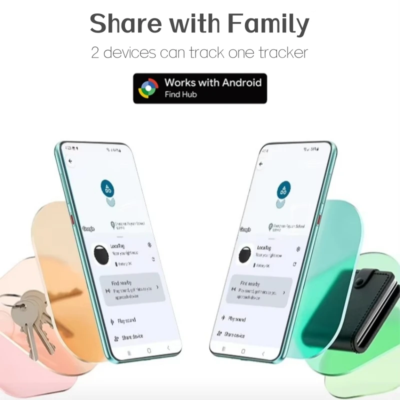 Navigations-Tracker funktioniert mit Android Google's Find Hub App Remote Locating Item Key Finder Locator Smart Tag für Xiaomi Samsung