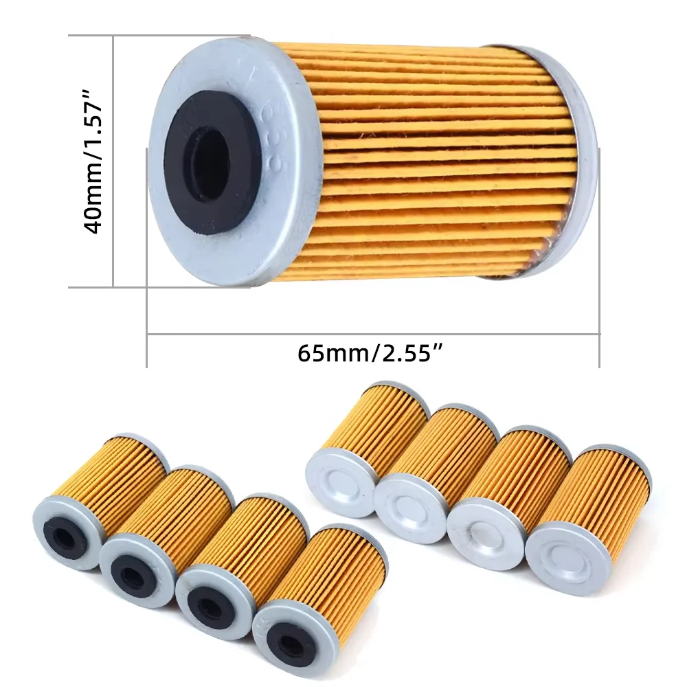 For KTM Duke RC 125 200 390 RC R EXC 250 400 450 SX MXC EXC 520 525 SXC 625 Enduro Factory Supermoto Motorcycle 4Pcs Oil Filter view 2