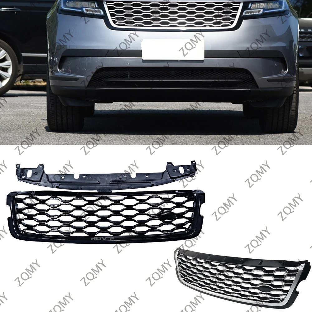 Car Front Bumper Grille Centre Panel Styling Upper Grill For Land Rover Range Rover Velar 2017 2018 2019 2020 2021 2022 2023