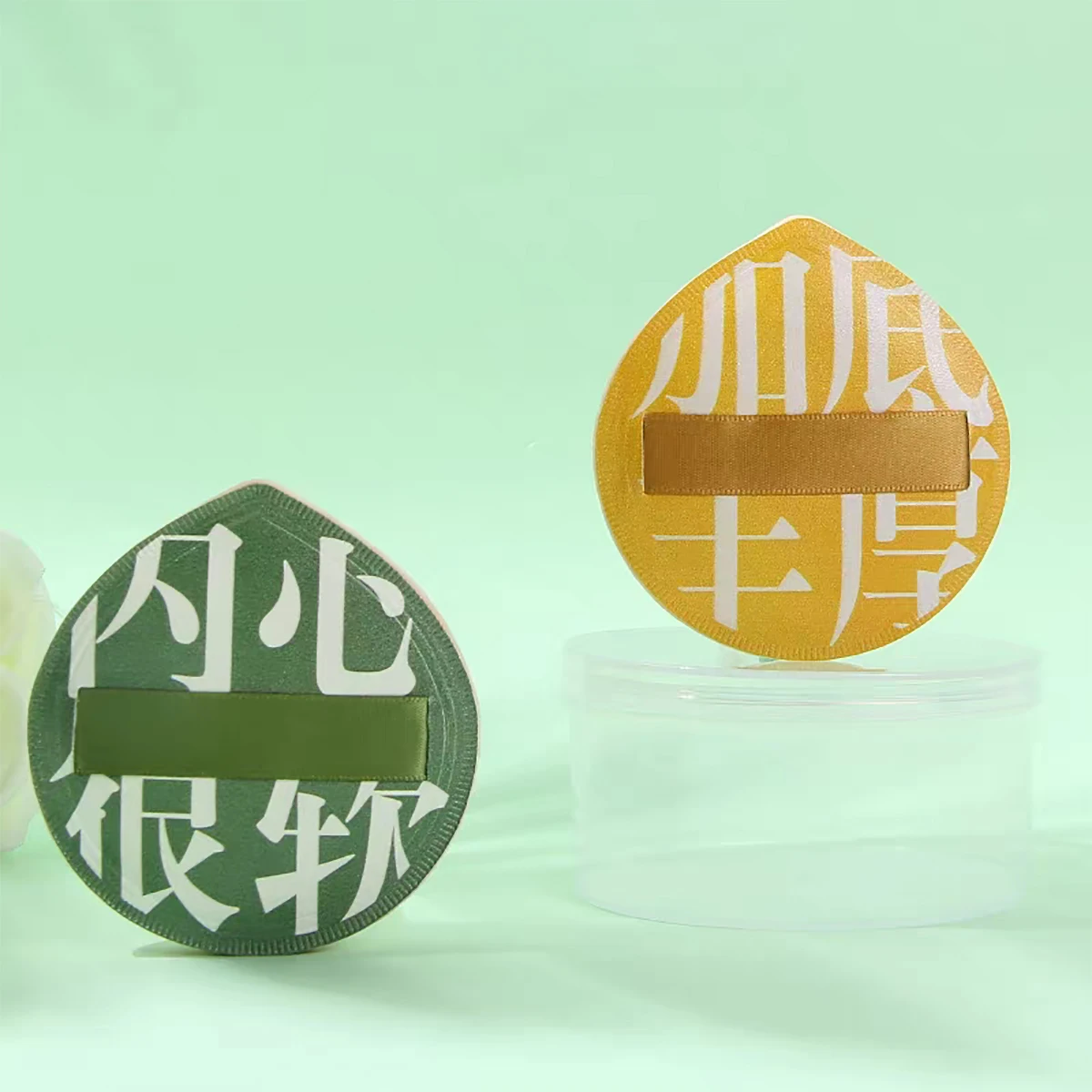 2 szt./10 szt. Puszek do pudru z poduszką powietrzną |   Miękka gąbka do makijażu typu marshmallow do podkładu, korektora i kremu BB |   Przyjazny dla skóry, nadający się do prania