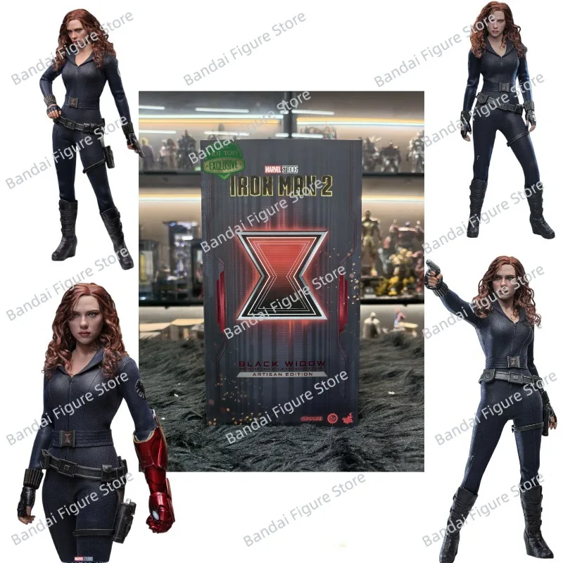 【En Stock】 HotToys HT 1/6 MMS757AEB Iron Man 2 veuve noire avec gants ensemble de soldats mobiles figurine poupée jouet Collection