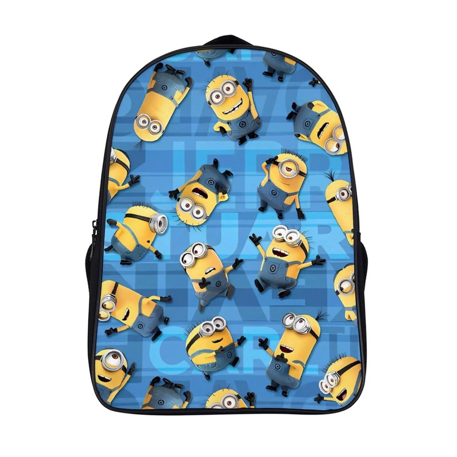 

Cartoon Minions Fashion Student's Backpack School Bag 16 Inch 2 Compartment Backpack Student Schoolbag