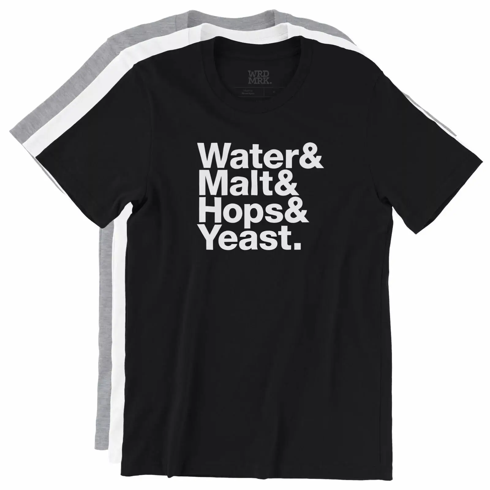 

Water & Malt & Hops & Yeast T-Shirt