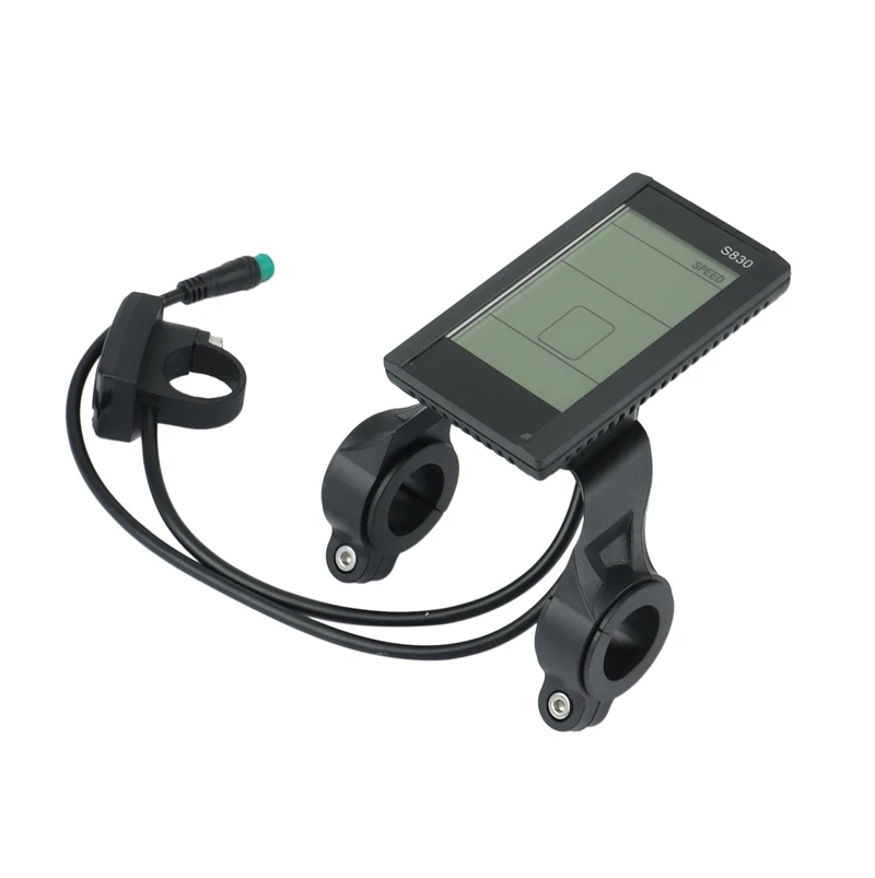 S830 24V 36V 48V schermo Lcd per bicicletta elettrica Ebike Meter Panel universale con parti di ciclismo USB, impermeabile