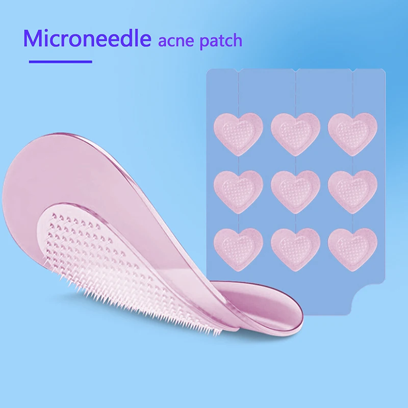 Water Soluble Salicylic Acid Removal Acne Stickers Microneedles Blemish Face Treatment Healing Skin Patches Care Tools