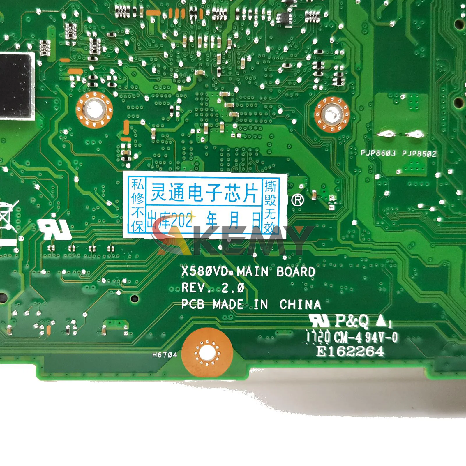 X580VD Scheda Madre Del Computer Portatile Per ASUS VivoBook X580VD FX580V X580V X580VN NX580V N580V Mainboard Con CPU 100% test OK nave veloce