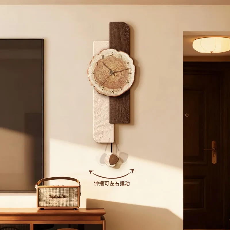 New Style Wall Clock The Living Room With Luxury High-end Feel Creative Wall-mounted Home Watch Reloj Digital De Pared Light