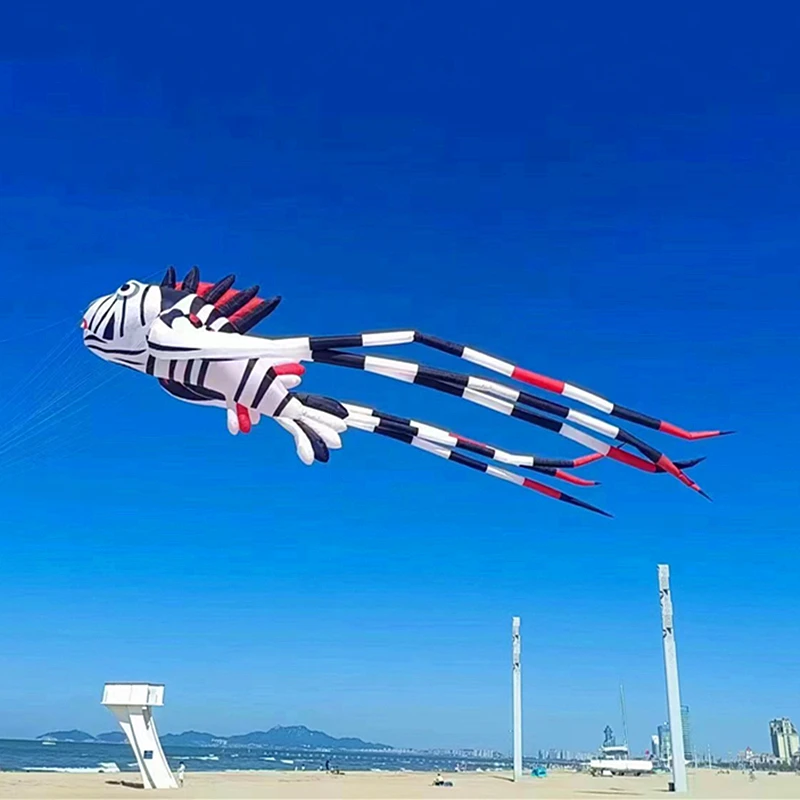 15 M MEGA Fish Kite จี้ Kite line Soft Inflatable Kite GIANT Kites TO Fly Soft Kites ที่มีสีสัน Flying Kites Koi Paragliding