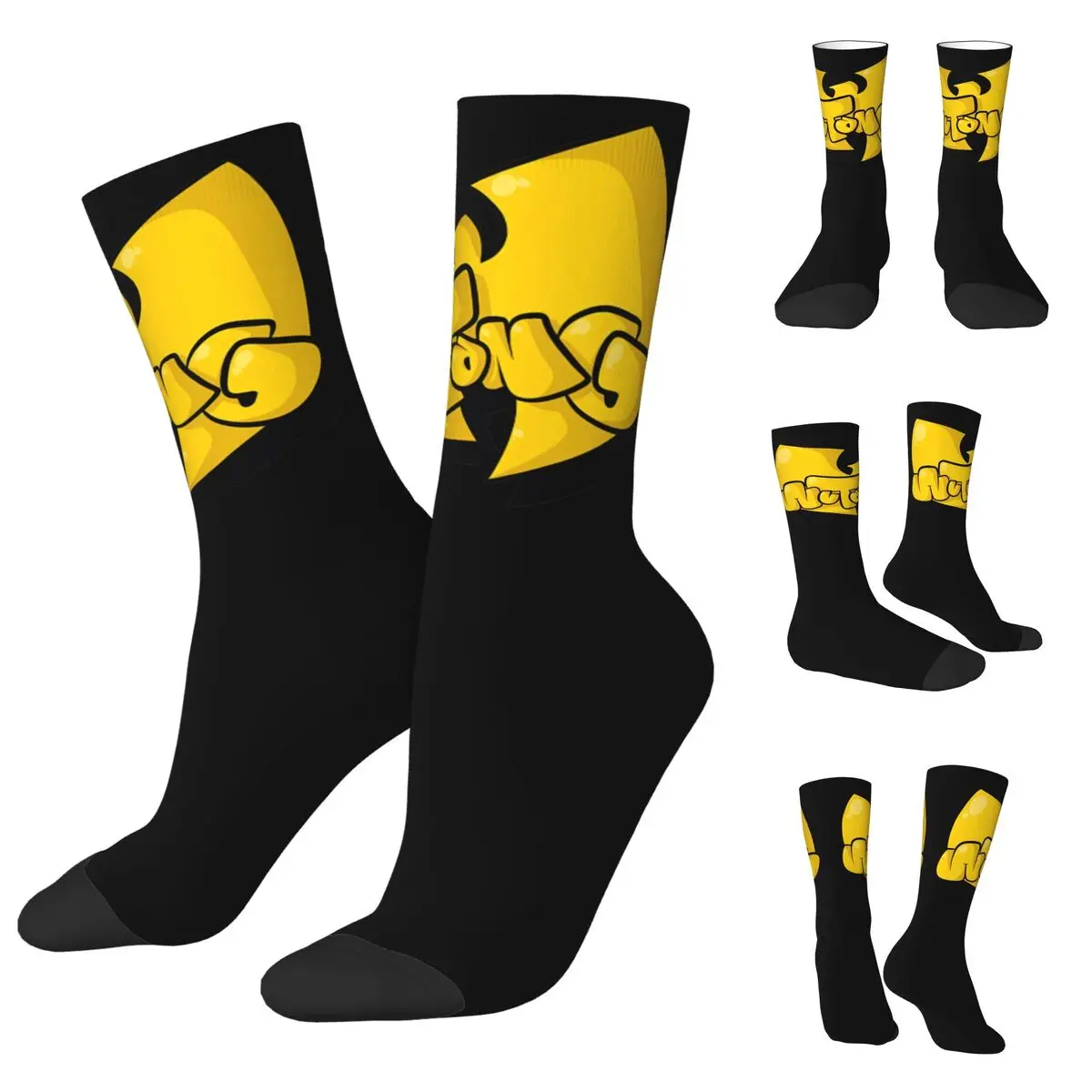 3D printing cosy Unisex Warm Wu Clan Tangs High elasticity polyester fiber Interesting Four Seasons Socks