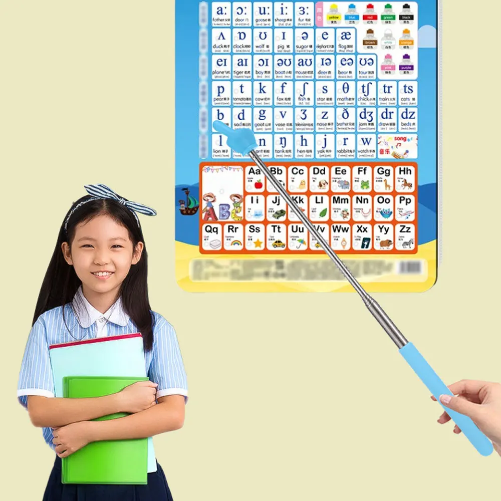 Children Finger Reading Stick Telescopic Teacher Pointer Extendable Pointing