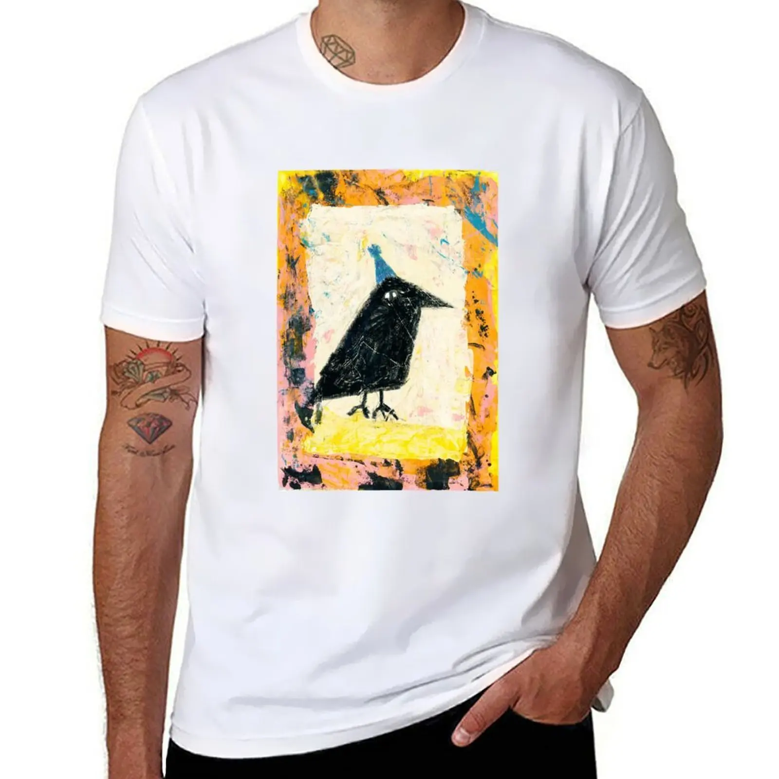 

Party Crow T-Shirt cotton t shirt man t shirt for man T-Shirt