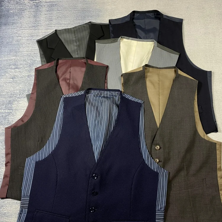 

Винтажный японский жилет Busin Gentleman Commute England Sle Slim Fit, повседневный, для отдыха, модный, Stand Edition M