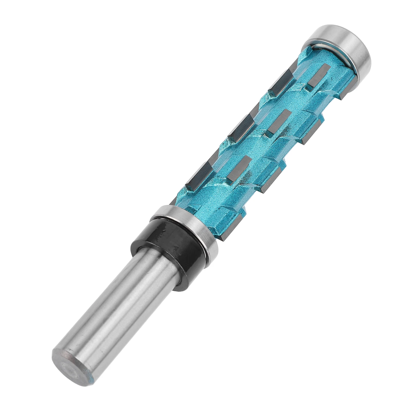 1/2 Inch Shank Double Bearing Flush Trim Spiral Router Bit 3/4 Cutting Diameter 2-9/16 Cutting Length Template Pattern Bit for W