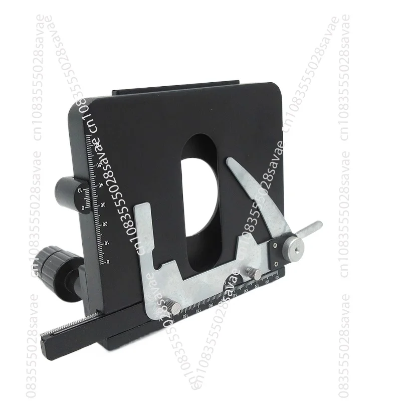 

Mobile platform, mobile caliper metal, graduated stage, specimen holder fixed