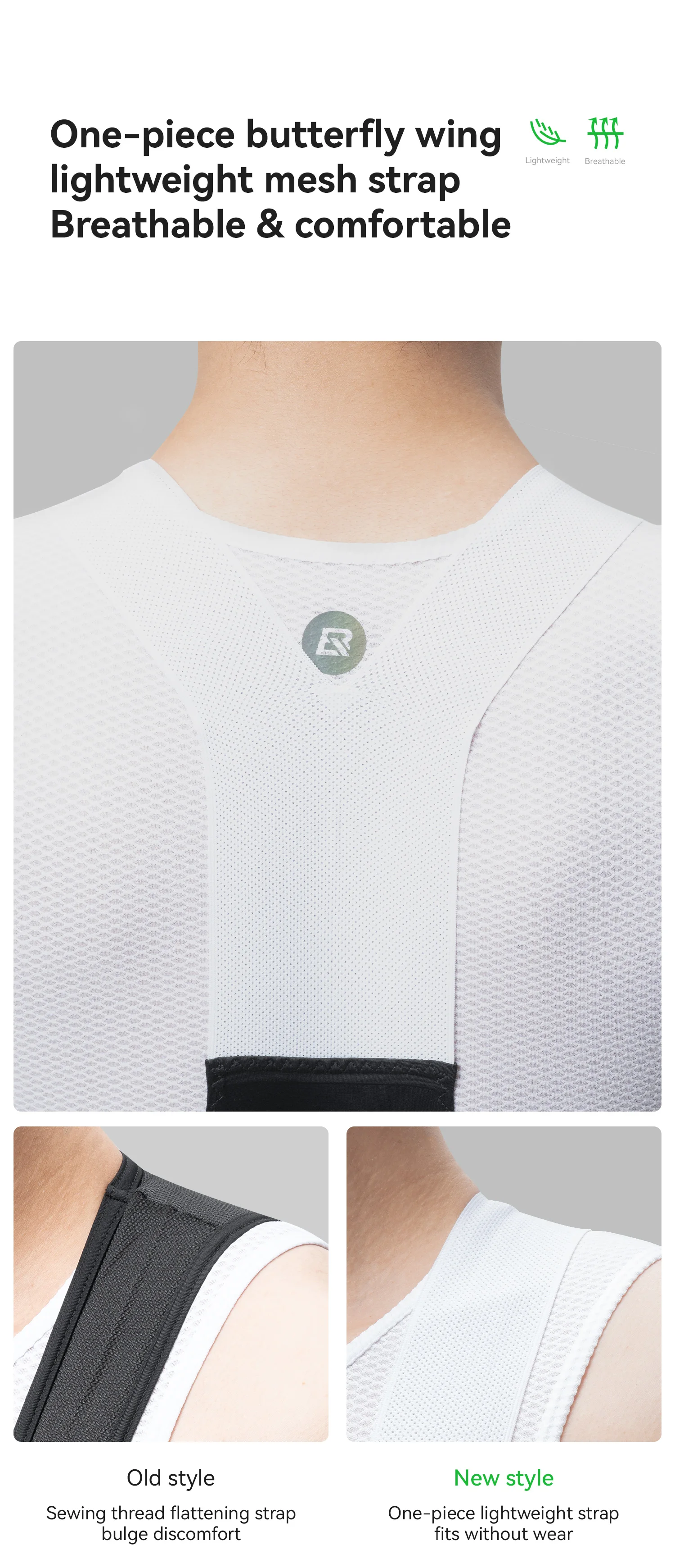 ROCKBROS Fahrrad-Trägerhose Nahtlos Herren Fahrradhose 6 Stunden 500 km Fahrt Sommer MTB Rennradhose Pufferzone Fahrrad-Tights – Detail 6