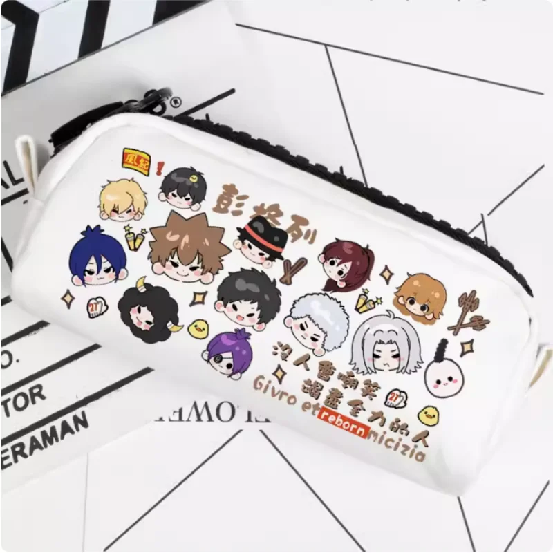 

Anime HITMAN REBORN! Sawada Tsunayoshi Pencil Case Oxford Canvas Storage Bag Pencil Box Pencilcase School Pen Bag 2550