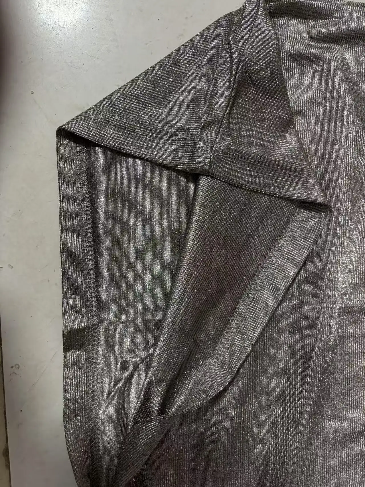 Conductive Silver Fiber Stretchy T-Shirt Antibacterial EMF/EMI/RF Blocking Anti-radiation Faraday Fabric Undershirt Soft