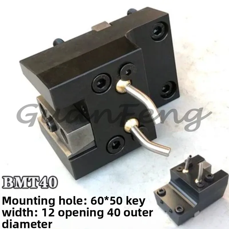 Fixed turret end face boring outer diameter U-shaped drilling and milling compound power head