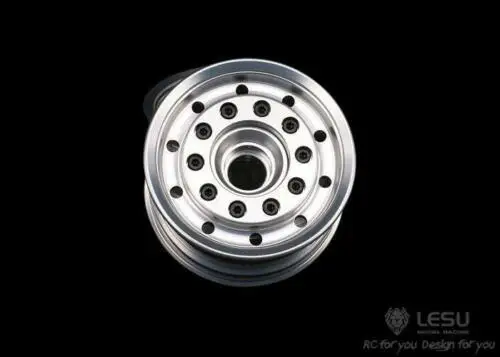 LESU-Front Wheel Metal Hub para Trator RC, Tamiyaya Modelo Do Caminhão, DIY Modelo De Brinquedo De Peça De Reposição, TH02494, 1/14