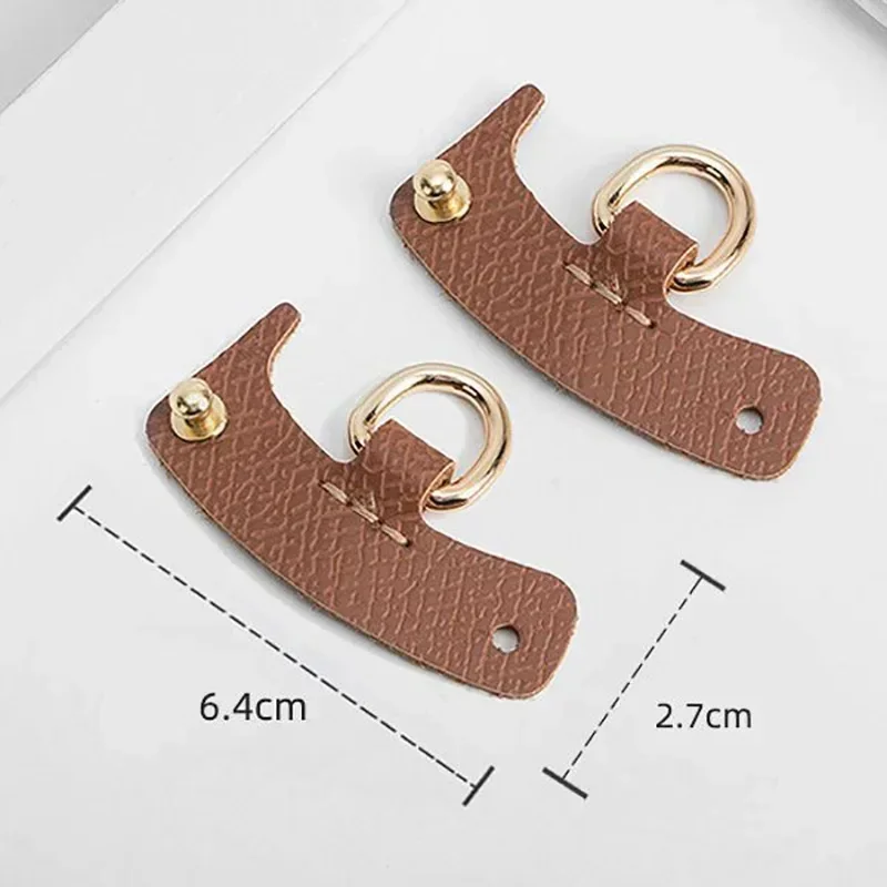 Bag Strap for Longchamp Mini Bags Genuine Leather Shoulder Strap Free Punching Modification Bag Strap Transformation Accessories