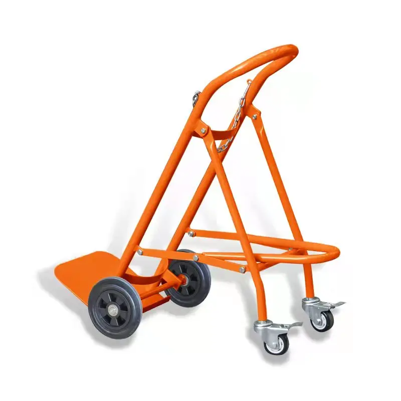 120kg 200kg Hospital  bottle cart Gas Cylinder Steel Hand Trolley hand truck