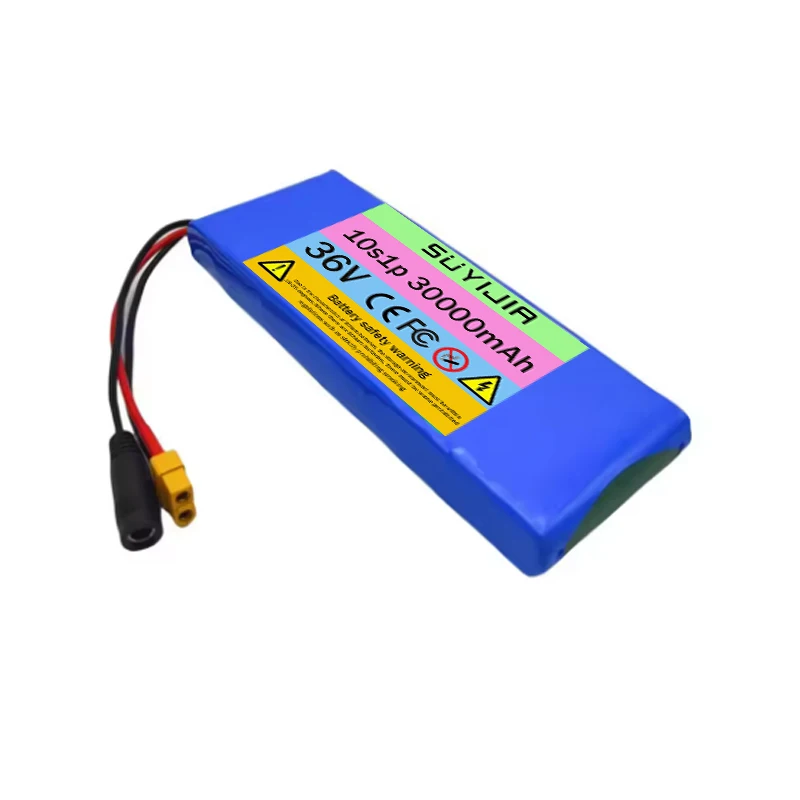 حزمة بطارية جديدة 10S1P 36 فولت 30000 مللي أمبير في الساعة 30 أمبير 18650 بطاريات ليثيوم أيون قابلة لإعادة الشحن 20 أمبير BMS 500 وات، مجهزة بشاحن 42 فولت 2 أمبير #4