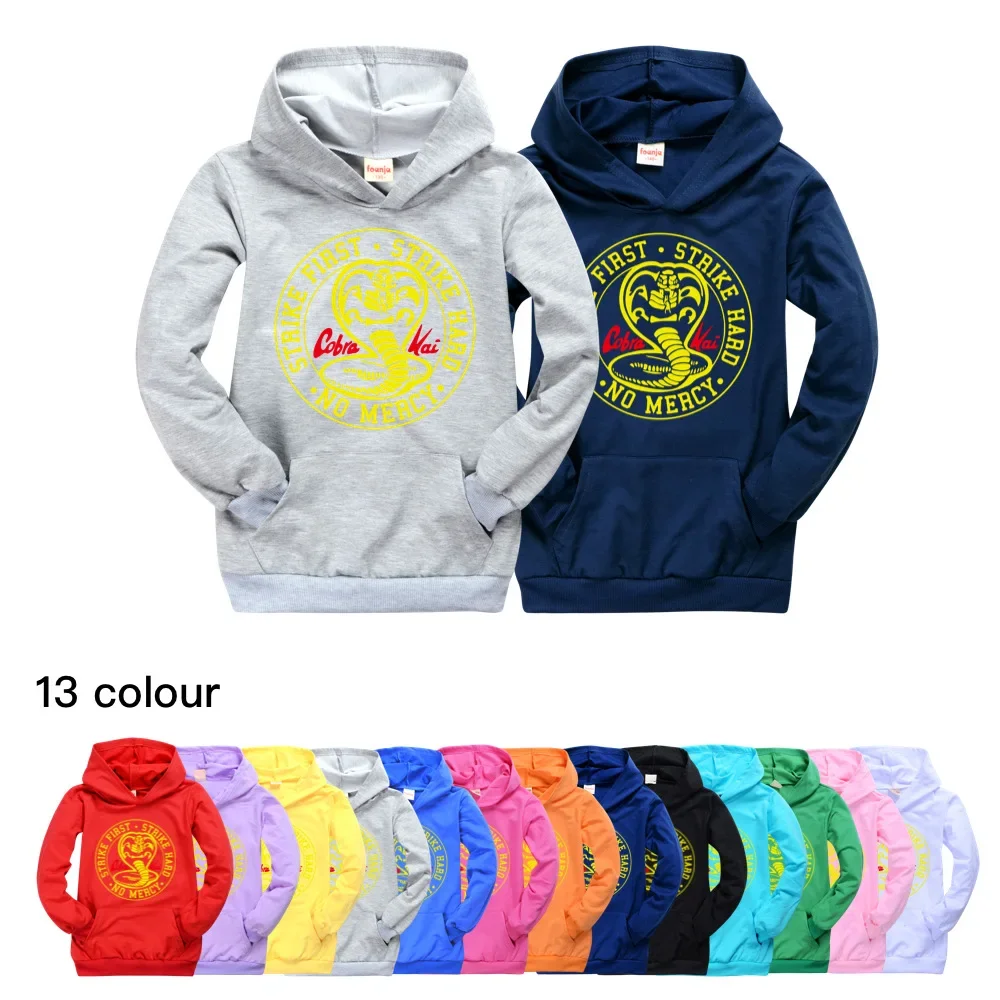 

Fashion Hoodies Cobra Kai kids 3D Print Sweatshirt Boys/Girls Casual Streetwear Hoodie Harajuku Kids Boy Girl Coats Clothing