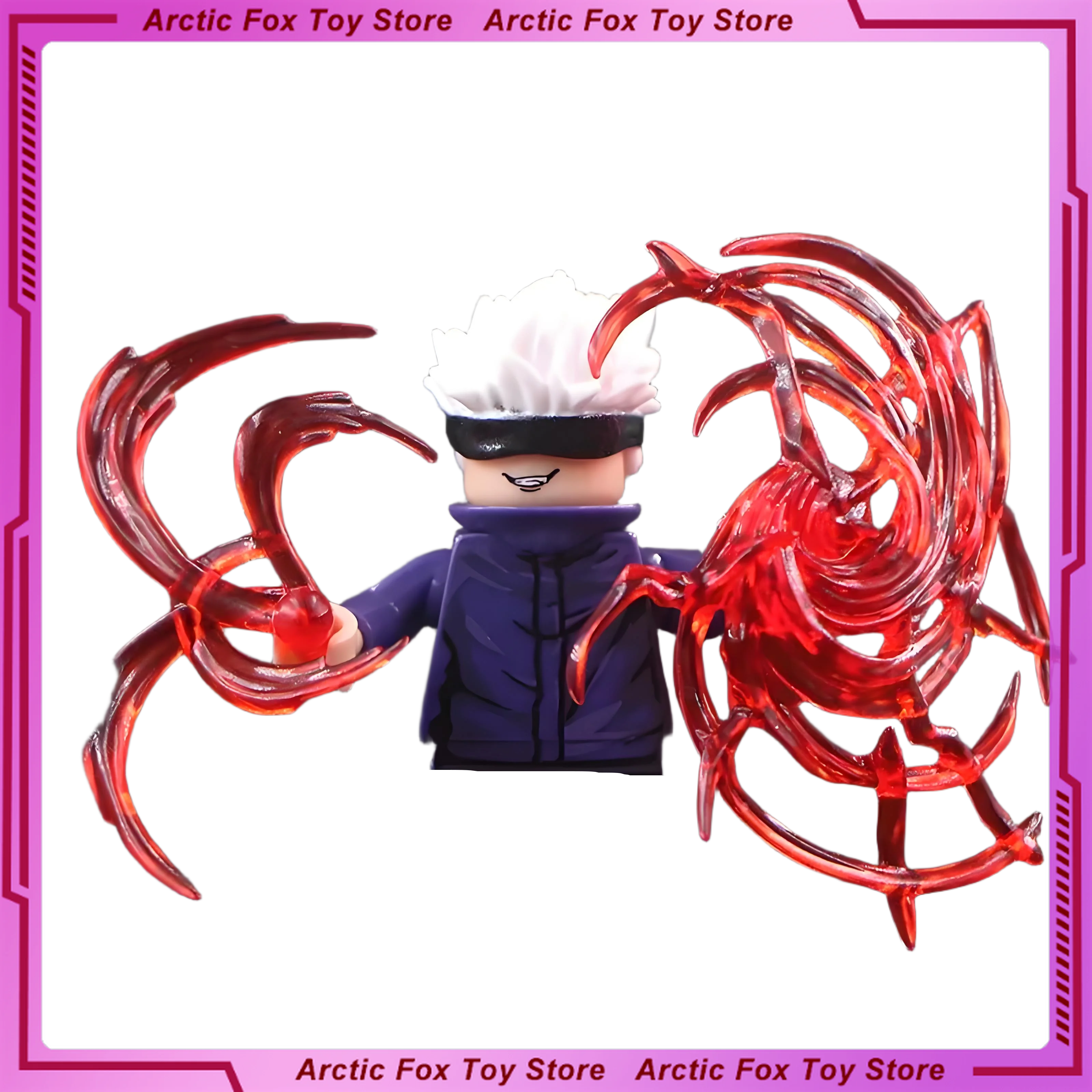 

Jujutsu Kaisen Gojo Satoru Аниме Фигурка Различные спецэффекты Строительный блок Фигурка Приферная модель Коллекция Подарочная игрушка