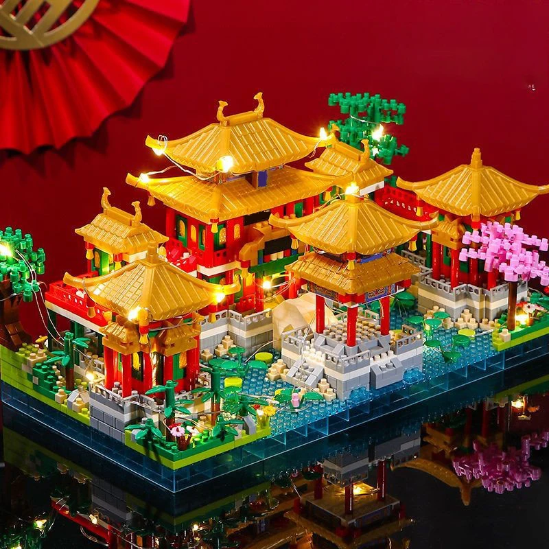 

1640 Particle Yuanmingyuan Building Blocks Brick Set, Stimulates Creativity and Imagination - Suitable for Birthday Gifts or Holidays