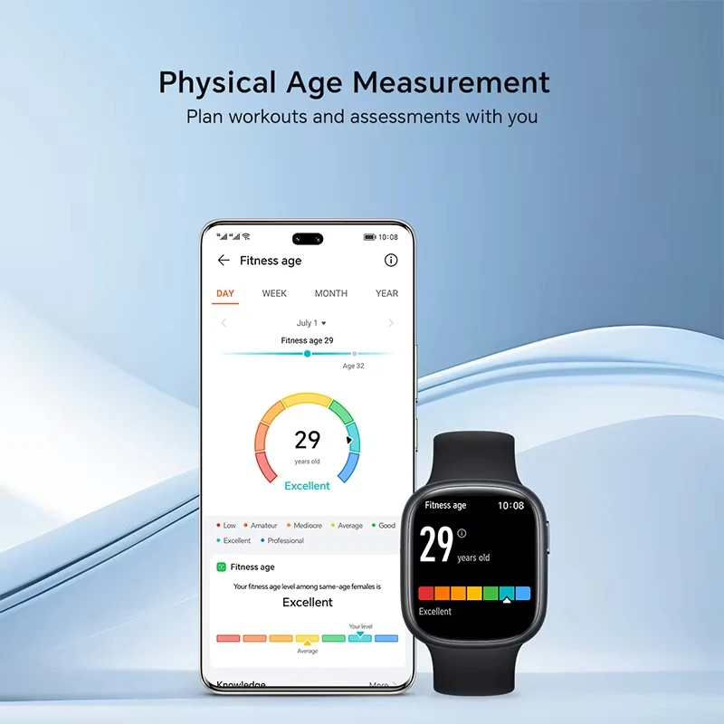 Honor Watch 4 ساعة ذكية مع 1.75 بوصة AMOLED مراقب معدل ضربات القلب والنوم والإجهاد حزام ساعة رياضي بعمر بطارية 14 يومًا #6