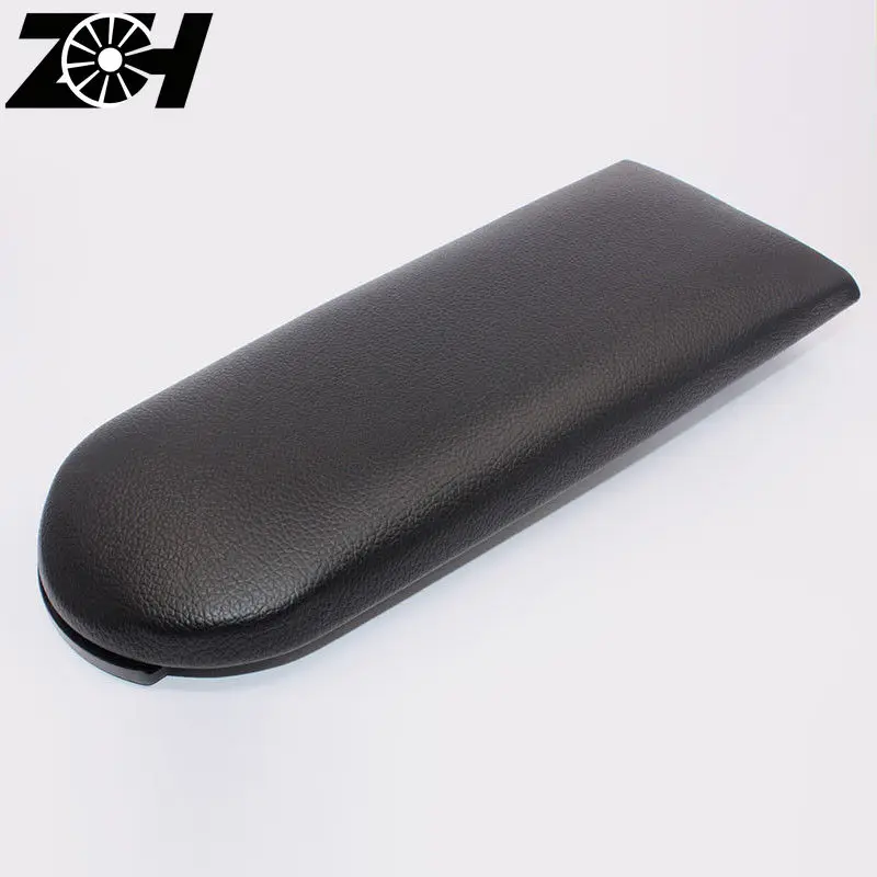 Car Center Console Armrest Cover Lid Black Leather Fit for VW Jetta Golf MK4 99-04