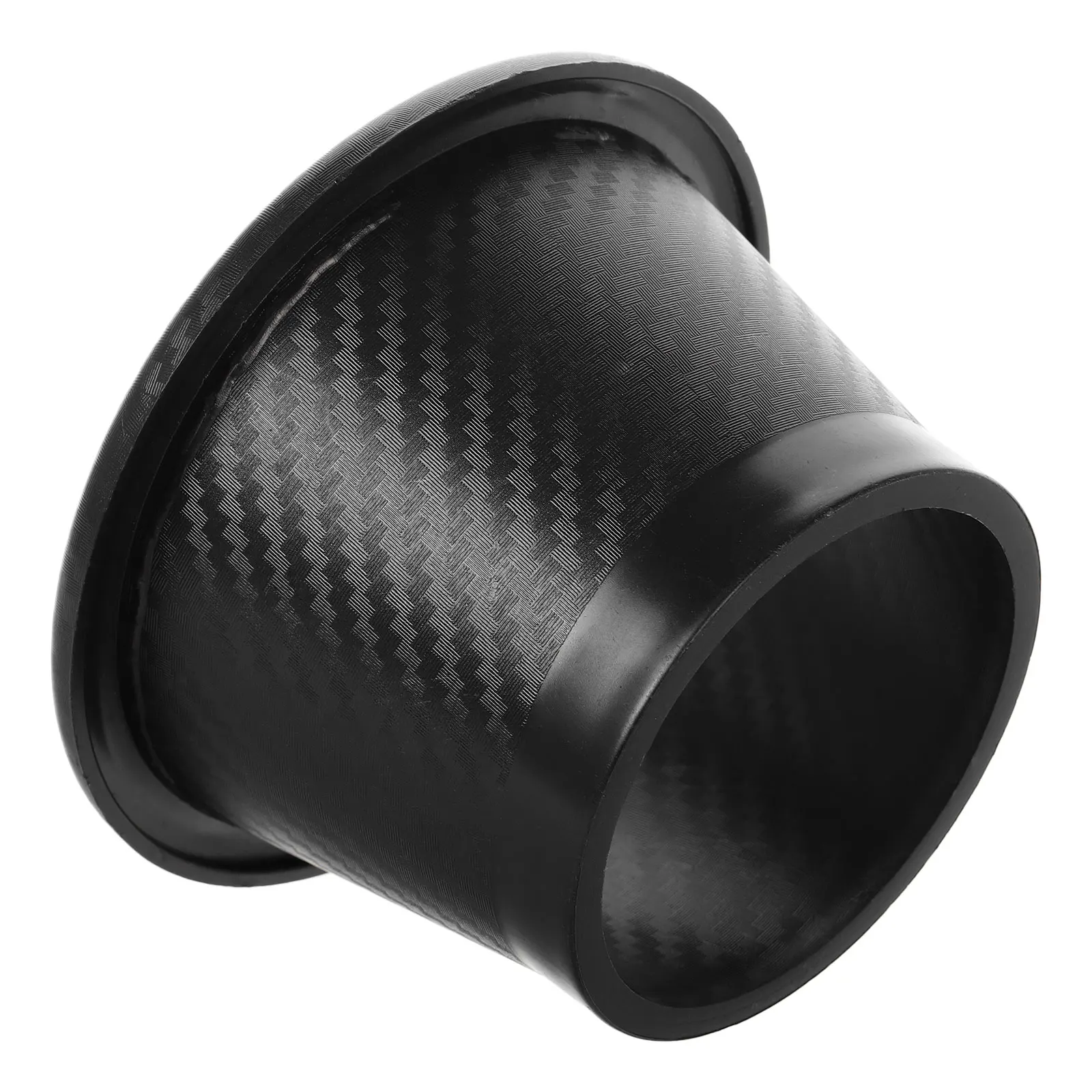 

Car Air Intake Pipe Universal Round Front Bumper Black Grille Modification Horn