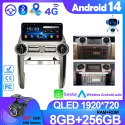 12.3inch Android 14 For Land Rover Discovery 3 2004-2009 Car Radio Wireless Carplay Stereo Multimedia Player Head Navigation HDR
