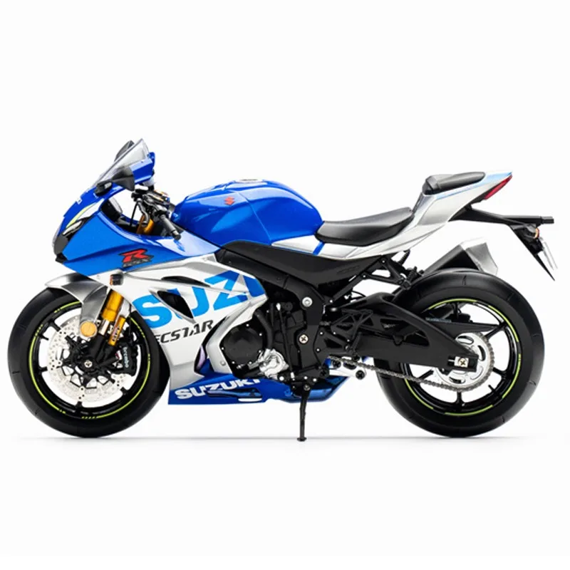 LCD Diecast 1/12 Suzuki มอเตอร์รุ่นรถยนต์ Suzuki มอเตอร์ GSX R1000 รถจักรยานยนต์เล่นยานพาหนะของเล่นสําหรับของขวัญเด็กกล่องต้นฉบับ