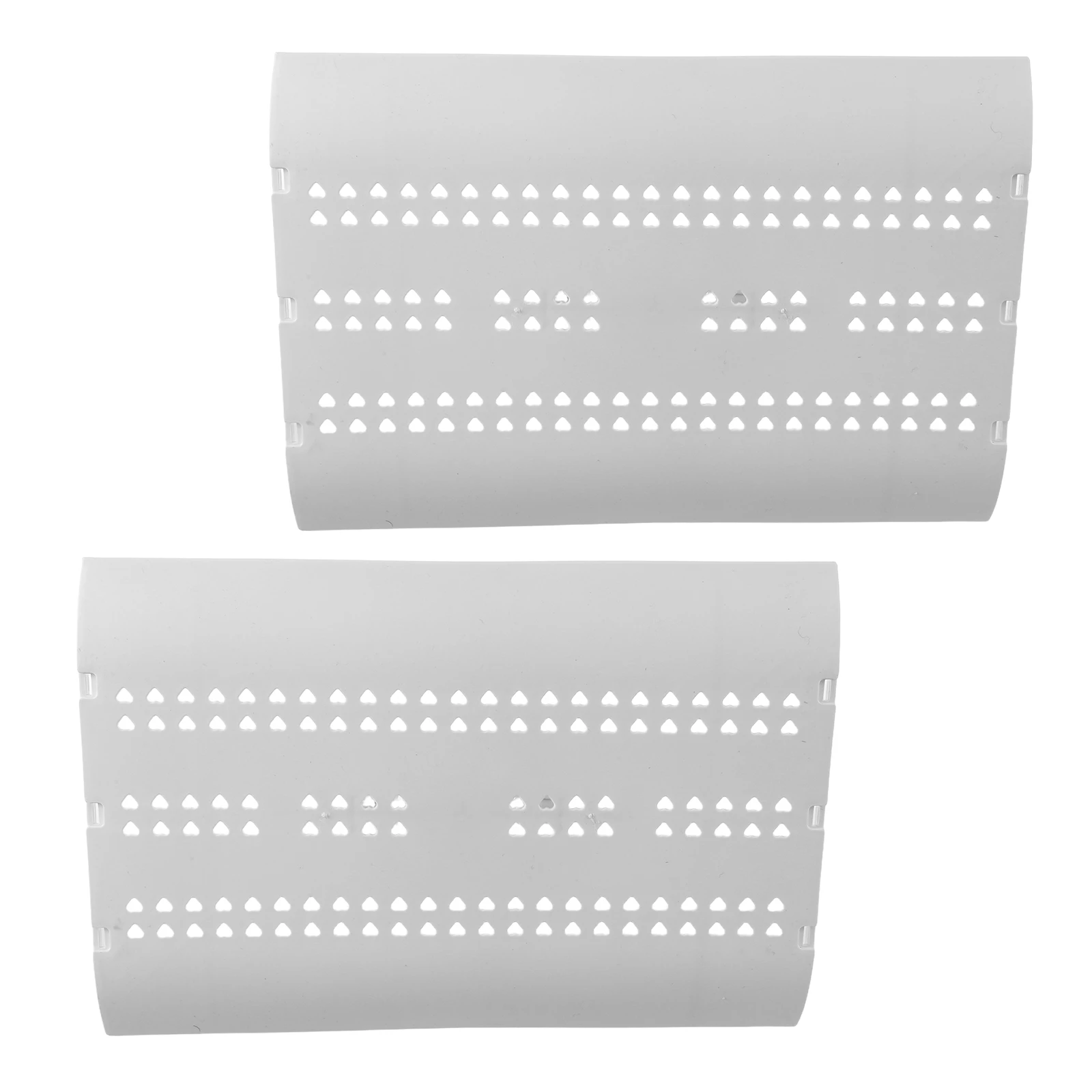 

2pcs Central Conditioning Deflector Durable Anti Blow Vent Cover for AC Outlet Air Conditioner Vent Deflector Wind Board Home
