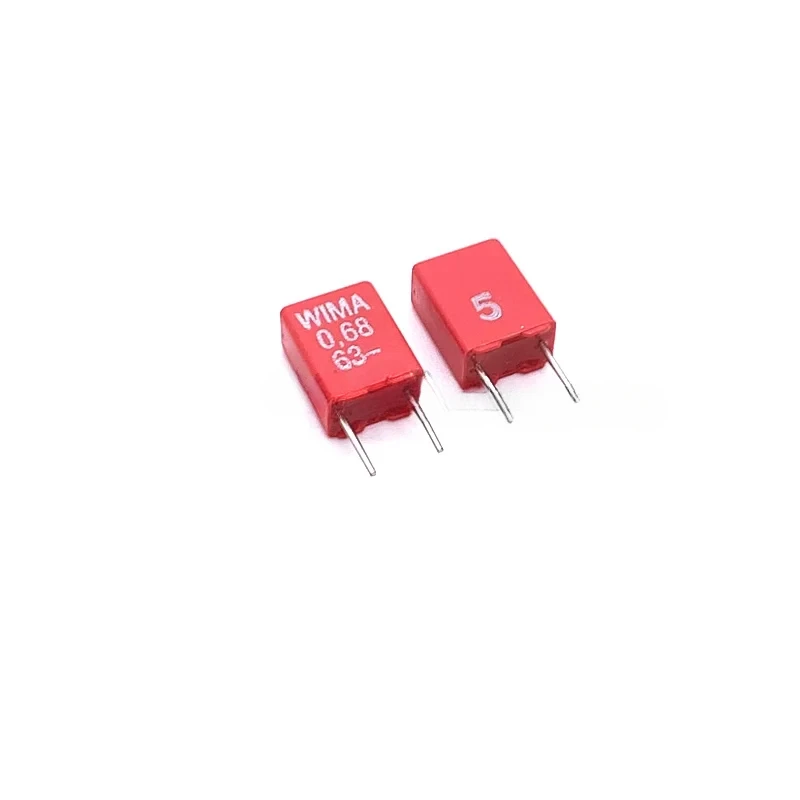 10pcs/100pcs Germany WIMA Film Capacitor 63V 684 0.68UF 63V 680nF 684K 10% MKS2 Pitch 5mm