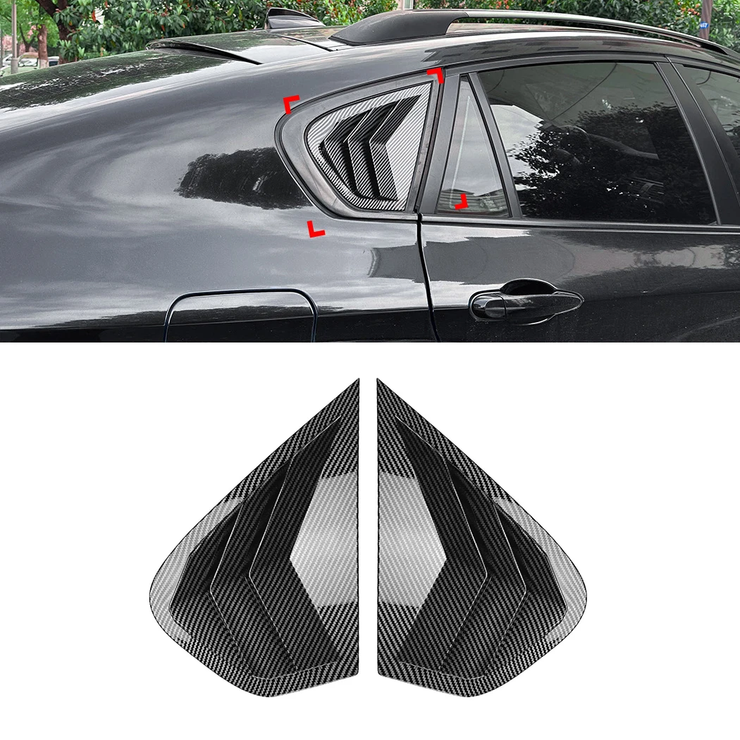 

Обложка затвора заднего стекла автомобиля для BMW X6 E71 2008-2014 глянцевый черный/углеродное волокно