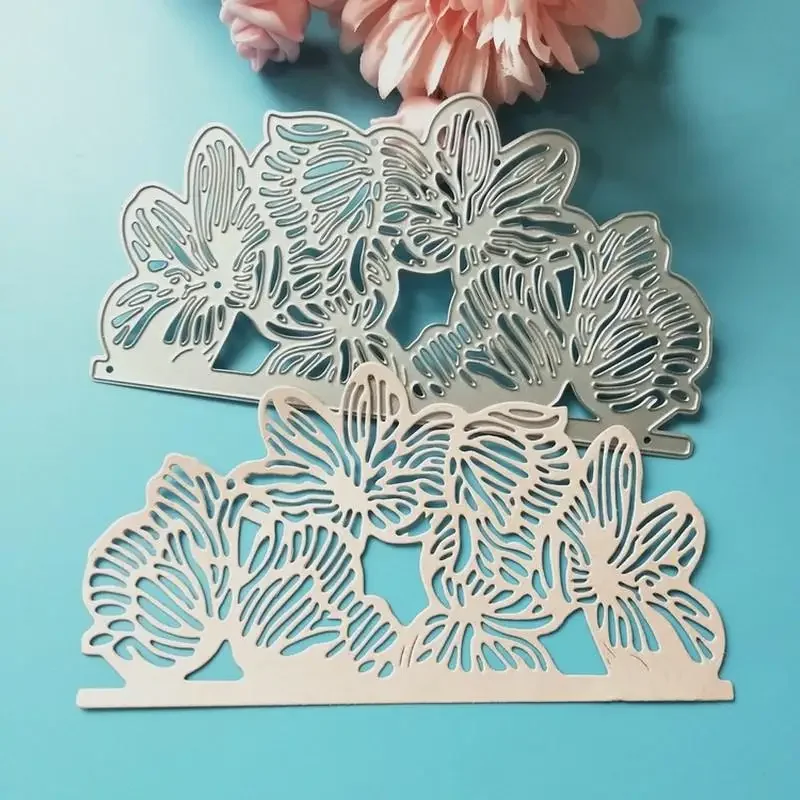 Tree Leaves Cover Metal Cutting Dies Scrapbooking Album Paper Cards Decorative Crafts Embossing Die