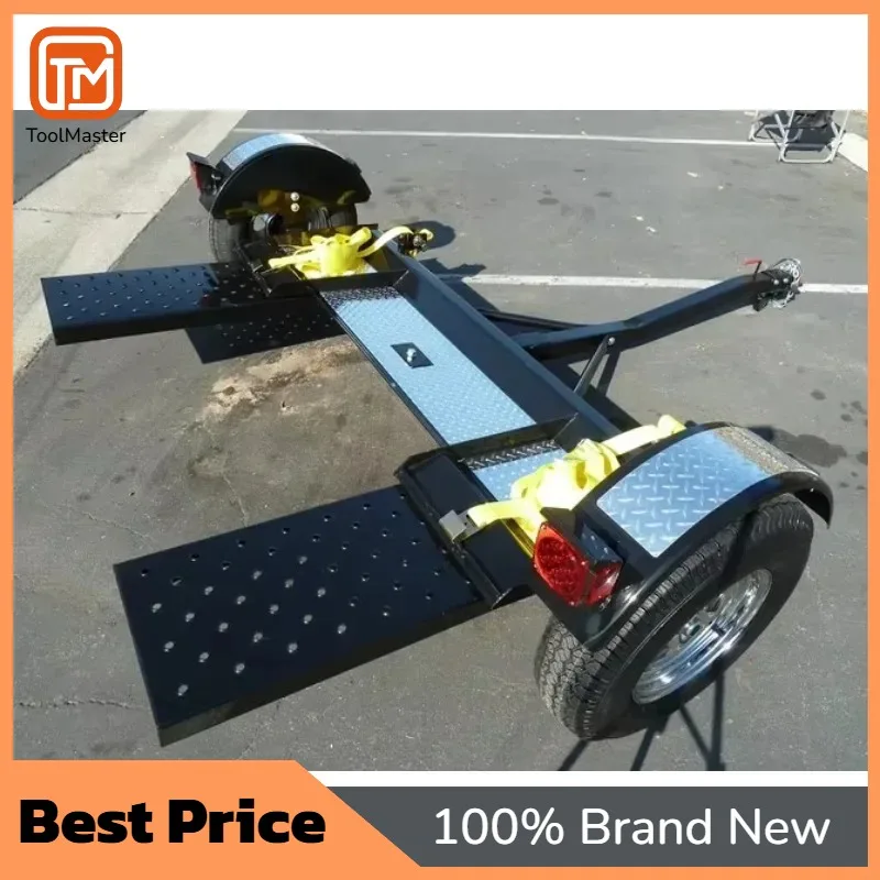 

【Hot Sale】Car Dolly Trailer Brake System Safety Lock 4-Wheel Towing Vehicle Recovery Tool Car Mover Dolly Trailer