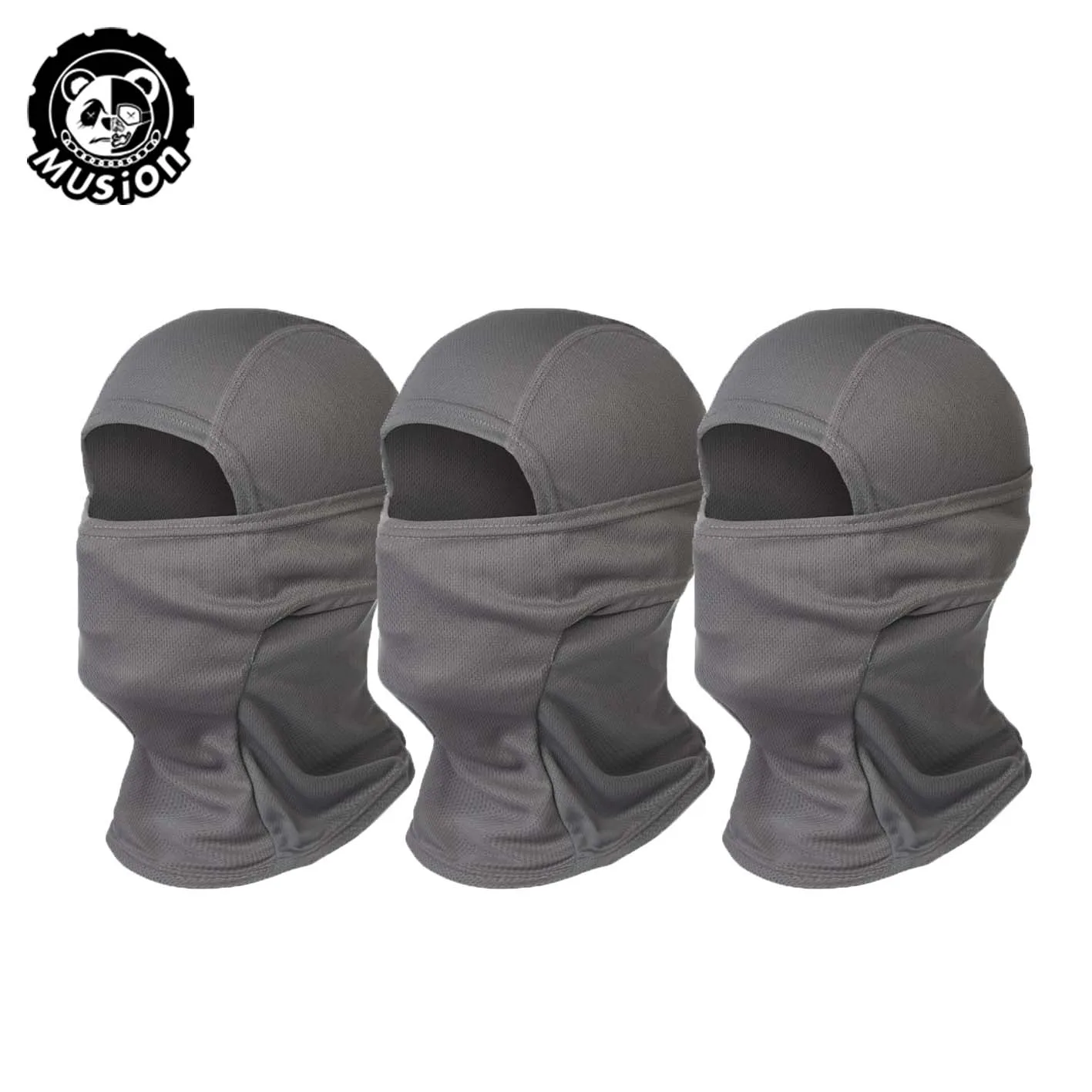 Musion Motorrad Sturmhaube Sonnenschutz Vollgesichtsmaske Atmungsaktives Mesh Airsoft Maske Sturmhaube Fahrrad Radfahren Kopfbedeckung Unde