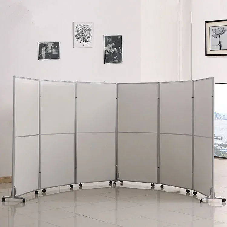 Customized Office Screen Partition Movable Office Partition Wall  Screen Partitions Portable Have Been Installed