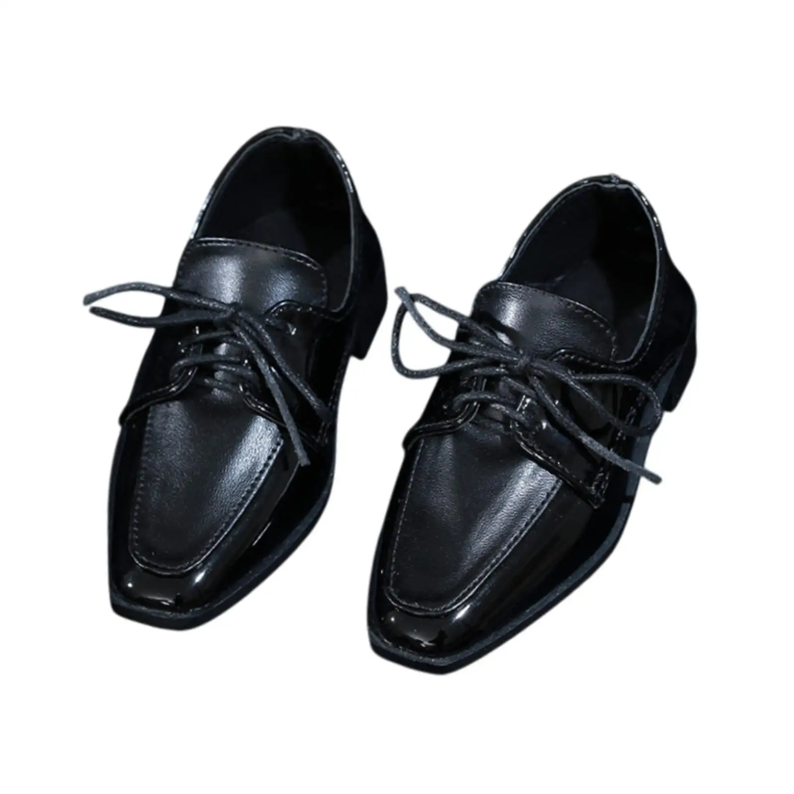1:3 Doll Shoes Decor Kids Toys DIY Educational Photo Props Fashion Mini Doll Shoes Men Dress Shoes Male Shoes for Gifts Boys