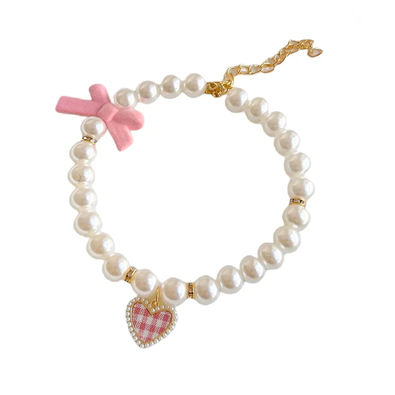 Cat/Small Dog Pearl Collar 5