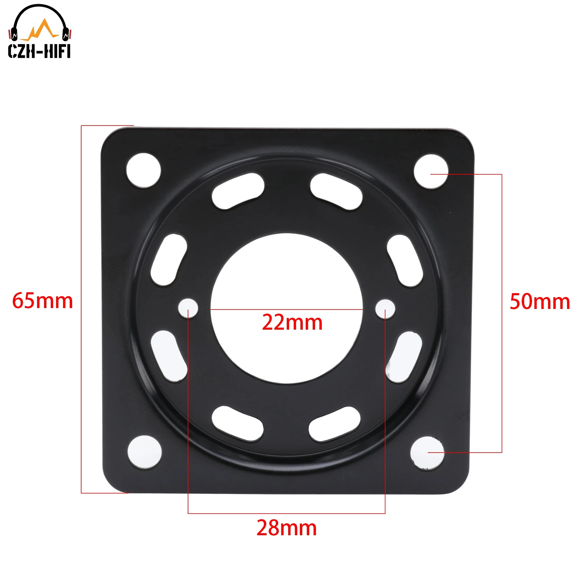 1pc Metall Eisen Platte Shock Proof Bord Vakuum Rohr Buchse Montage Platte Für 2A3 300B KT88 EL34 12AX7 Vintage audio Verstärker – Detail 7
