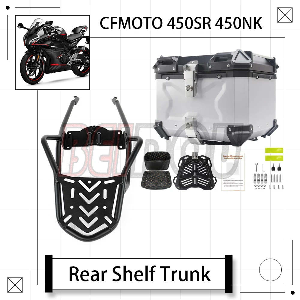 

Для CFMOTO 450SR SR-R 450SRR 450 SR 450NK NK450 450 NK Мотоциклетная хвостовая стойка Задняя стойка Кронштейн багажника Багажник Чемодан