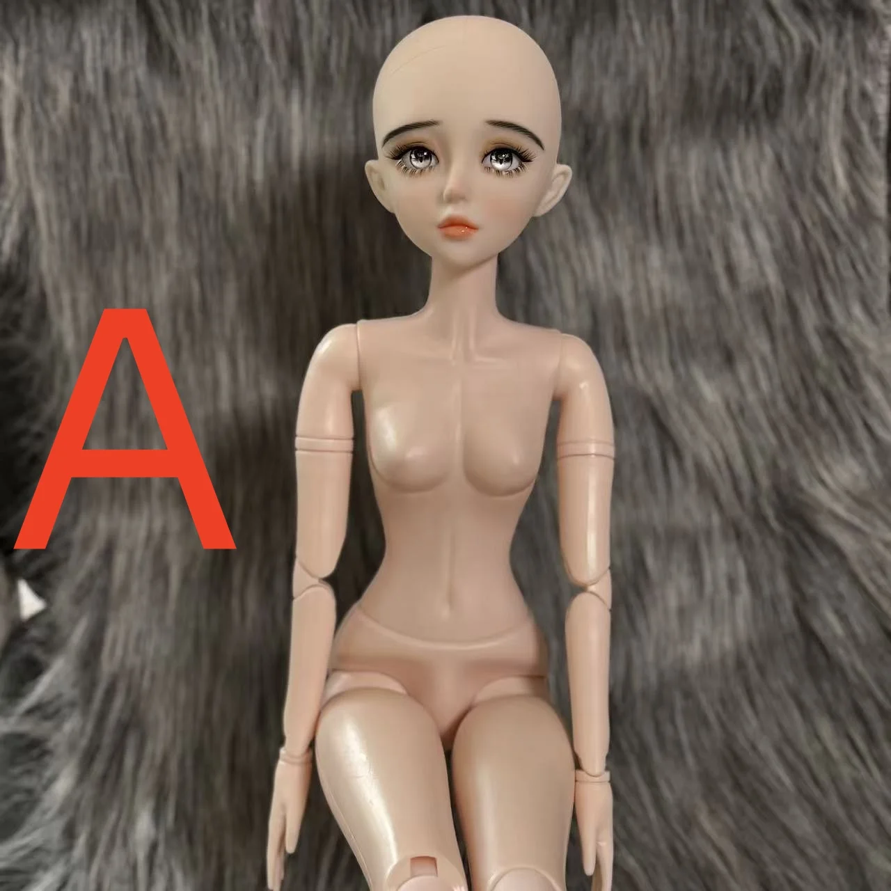 หัวตุ๊กตาแต่งหน้า DIY ขนาด 60 ซม. ตุ๊กตา BJD 1/3 ข้อต่อขยับได้ 21 จุด ตุ๊กตาเด็กผู้หญิง ของขวัญ ของเล่น