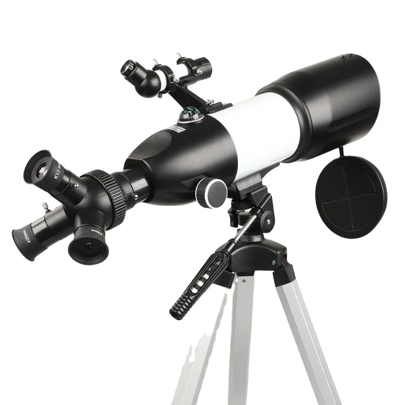 Three eyepieces 80400 High Definition Astronomical Telescope 360 degrees Rotate 45X for Kids and Beginners with Tripod